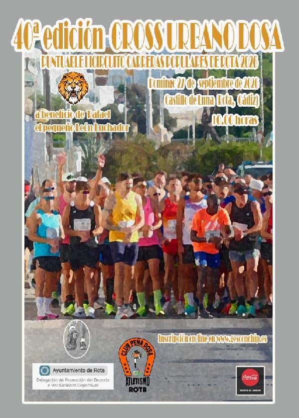40ª edición CROSS URBANO PEÑA DOSA en Rota (10km)