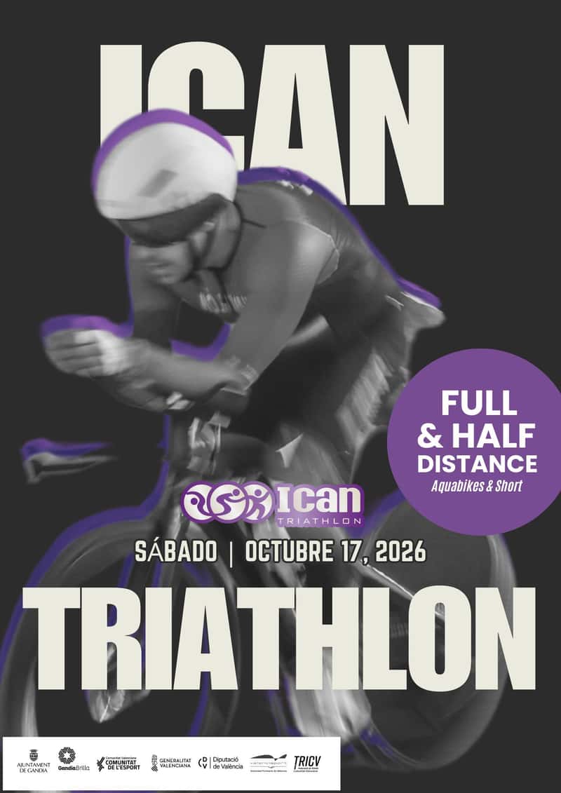 ICAN Triathlon 2026 en Gandia (180km, 180km, 90km, 90km, 183.8km, 92.95km, 20km)