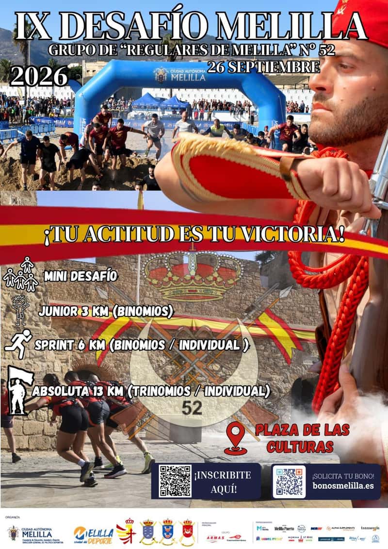 IX DESAFÍO MELILLA en Melilla (1km, 3km, 6km, 6km, 13km, 13km)