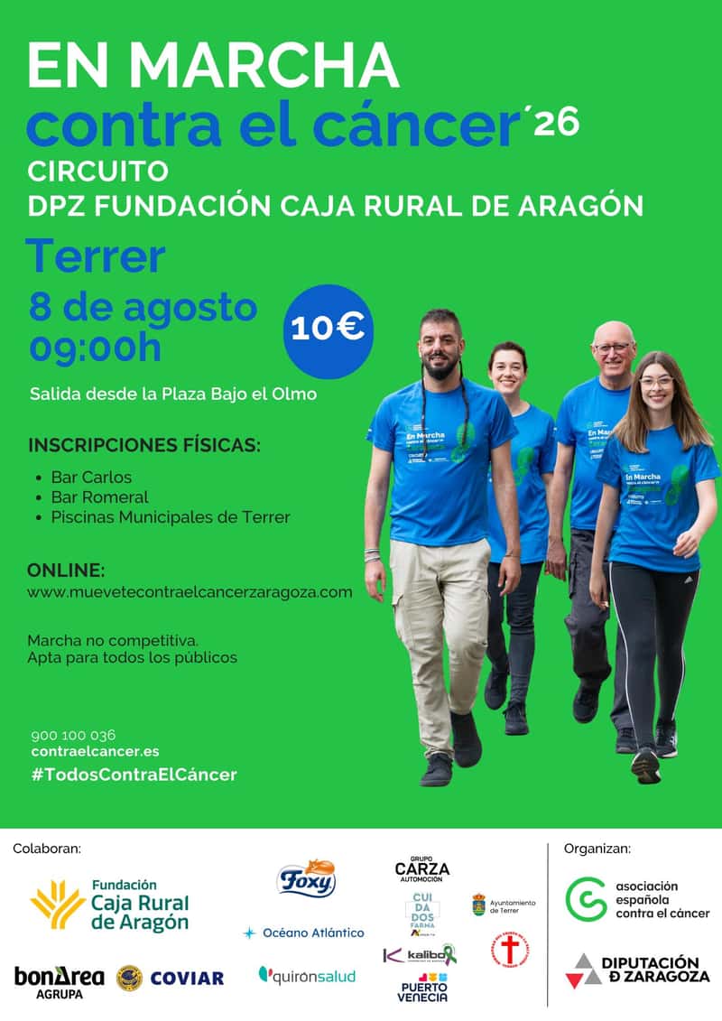 EN MARCHA CONTRA EL CÁNCER '26 - CIRCUITO DPZ FUNDACIÓN CAJA RURAL DE ARAGÓN TERRER en Terrer (5km)