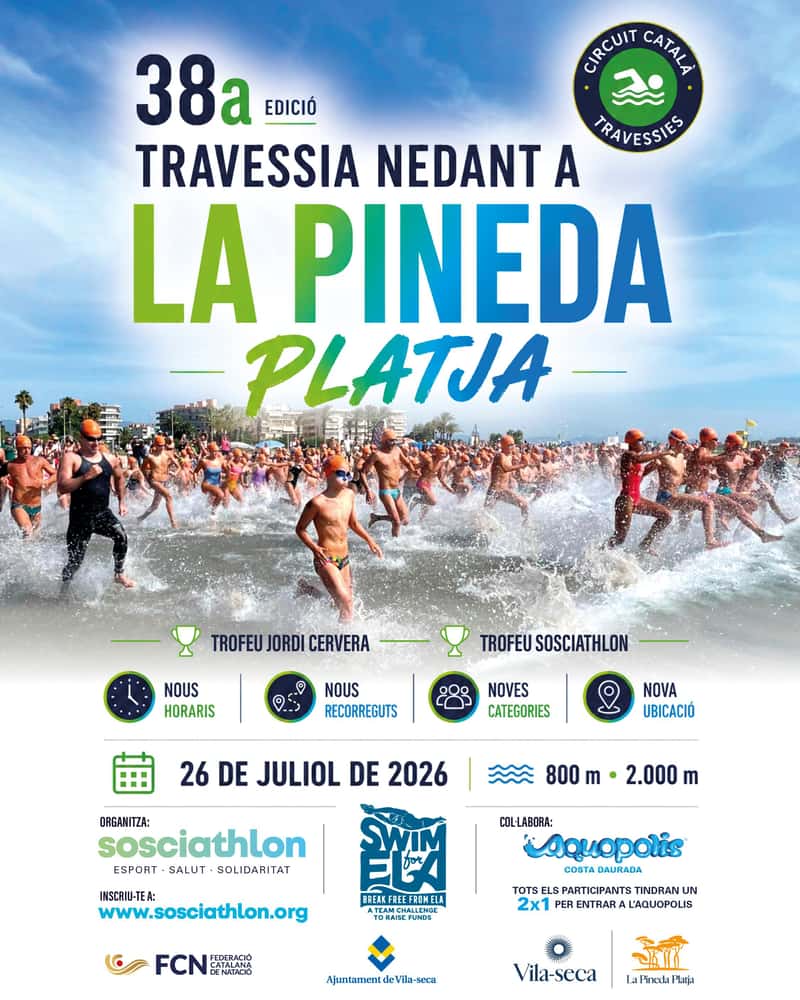 38a TRAVESSIA NEDANT A LA PINEDA PLATJA en La Pineda (800m, 2000m)
