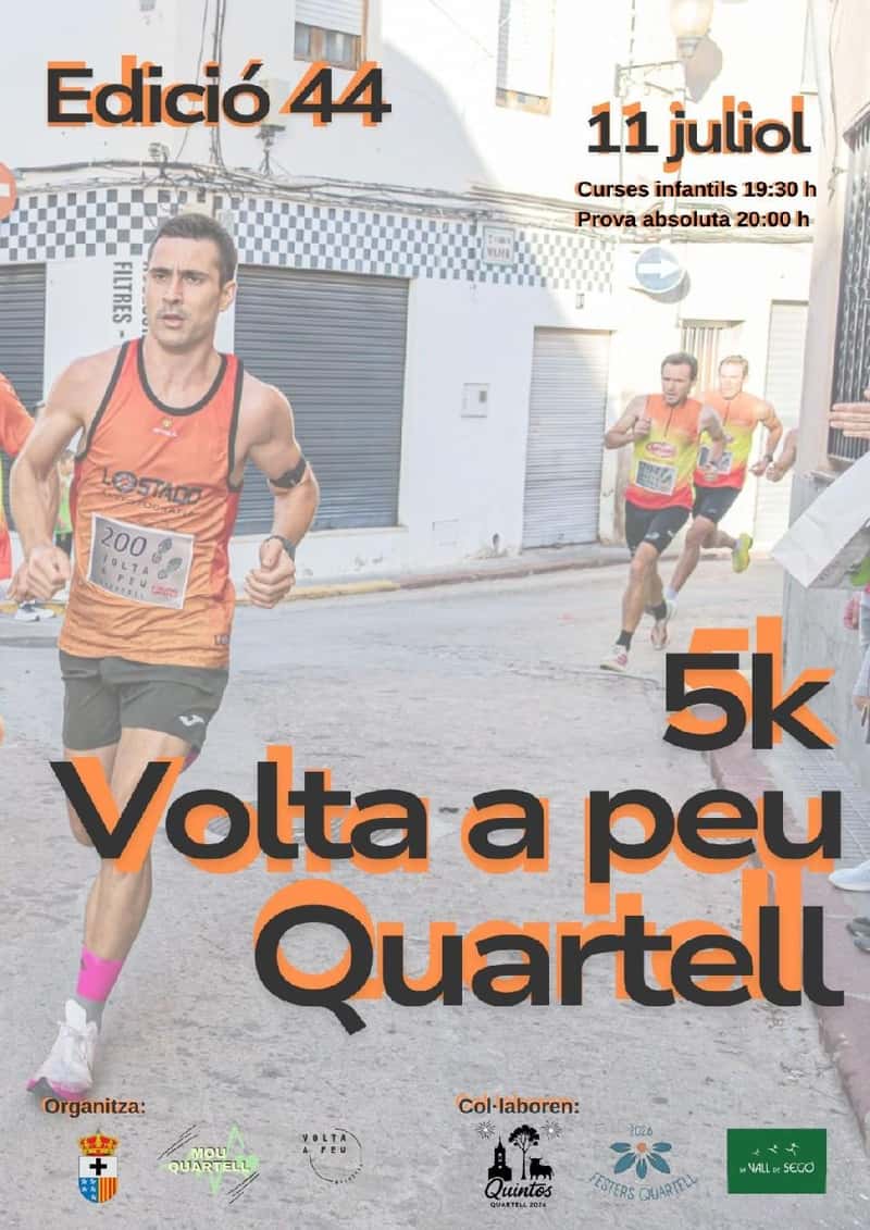 44ª Volta a Peu a Quartell en Cuartell (0.2km, 0.4km, 0.6km, 1.2km, 5km)