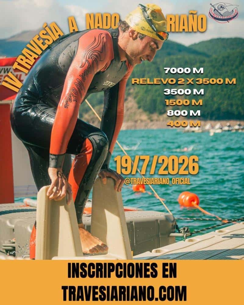 IV TRAVESÍA DE AGUAS ABIERTAS EMBALSE DE RIAÑO en Riaño (7000m, 7000m, 3500m, 1500m, 800m, 400m)