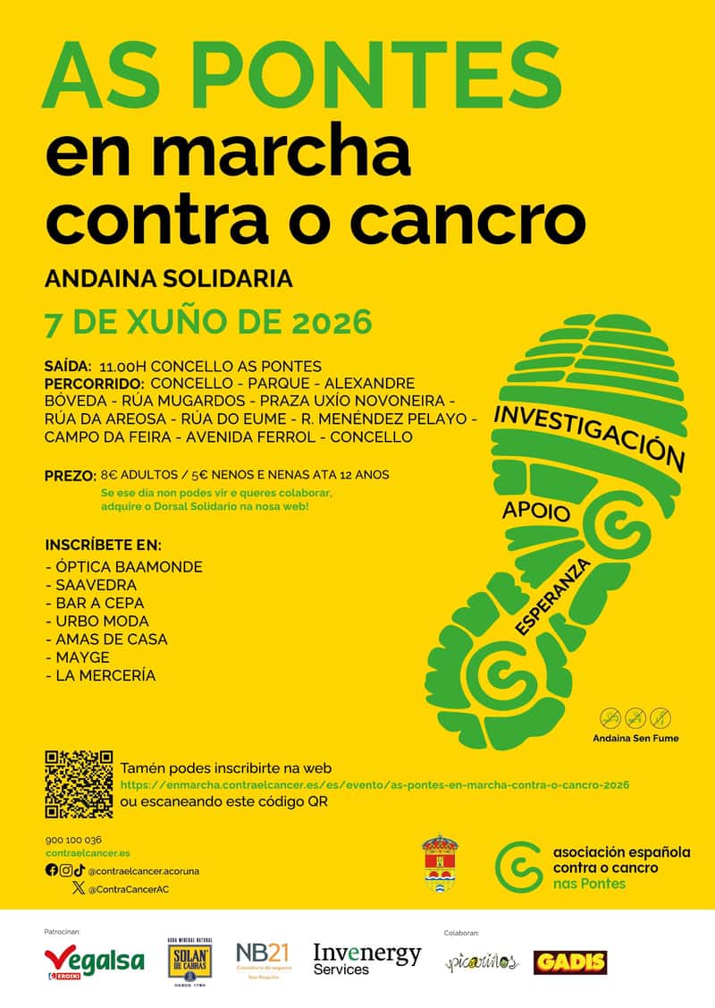 As Pontes en Marcha Contra o Cancro en As Pontes de García Rodríguez (5km)