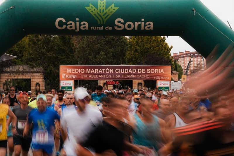 XLI Medio Maratón Ciudad de Soria Abel Antón y 5K Fermín Cacho Caja Rural en Soria (21.097km, 5km)