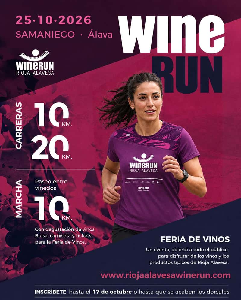 Wine Run Rioja Alavesa en Samaniego (10km, 20km, 10km)