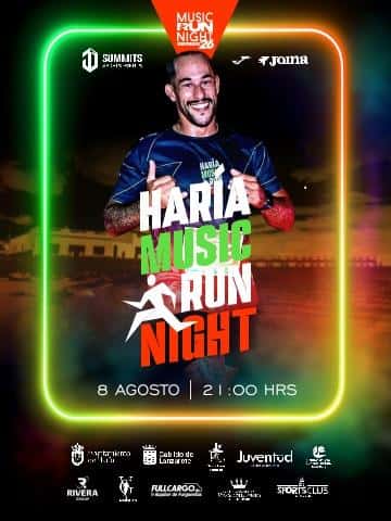 HARIA MUSIC RUN NIGHT en Playa de la Garita, Las Palmas, España (1.6km, 5km, 10km)