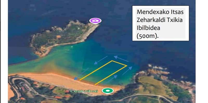 Mendexako I itsas zeharkaldi Txikia en Mendexa (500meter)