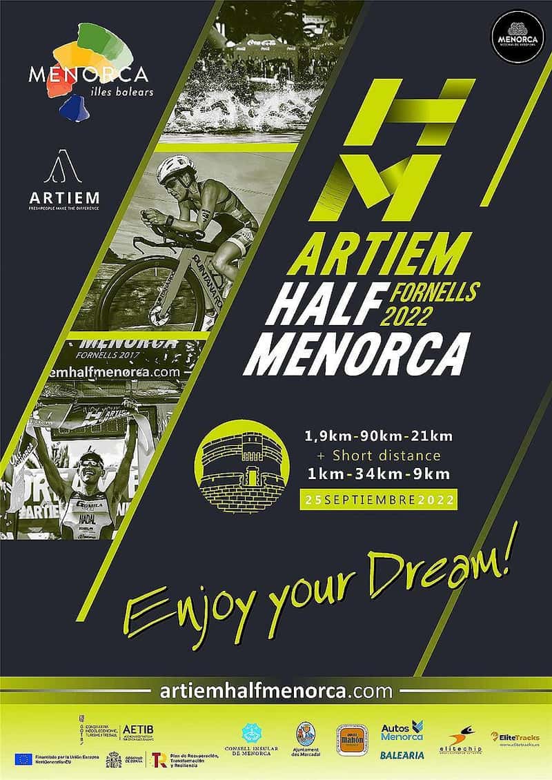 VII Artiem Half Menorca Triatlón 2022 en Fornells (113km, 51.5km)
