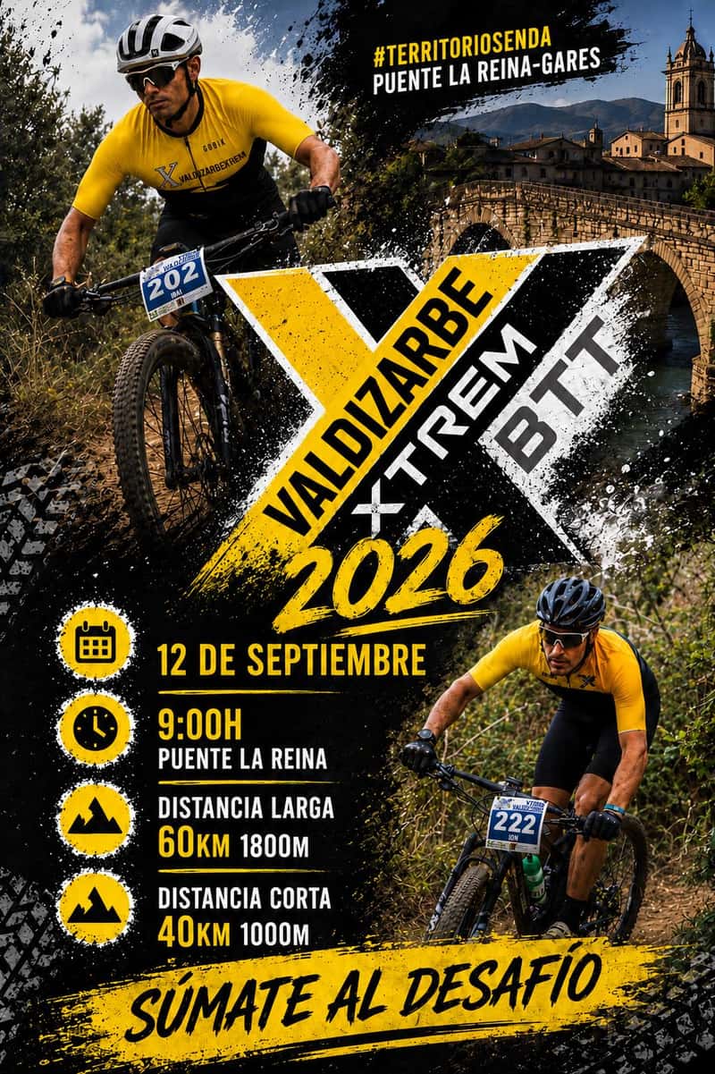 Valdizarbe Xtrem BTT 2026 en Puente la Reina (60km, 40km)