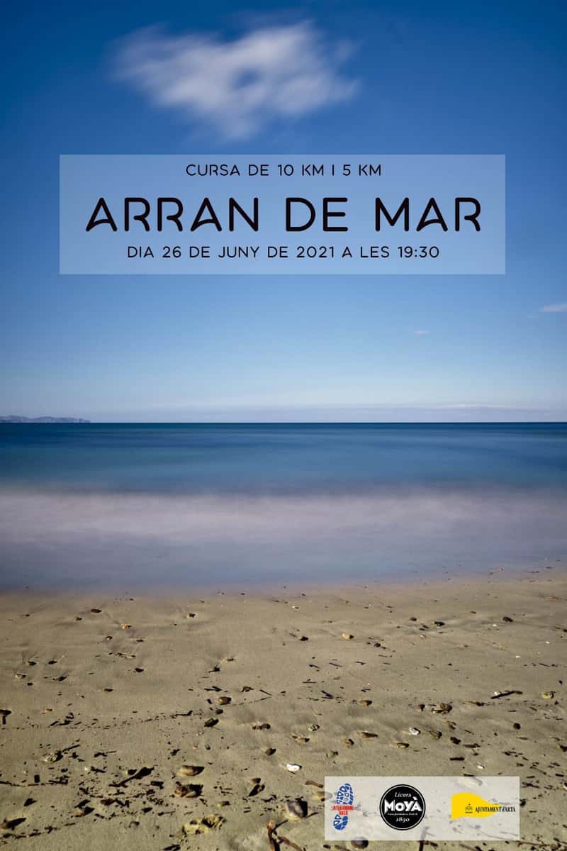VIII Cursa Arran de mar 2019 en Colònia de Sant Pere (5.7km, 10km)