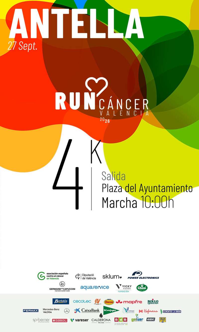 Antella Contra el Cáncer 2026 en Antella (4km)