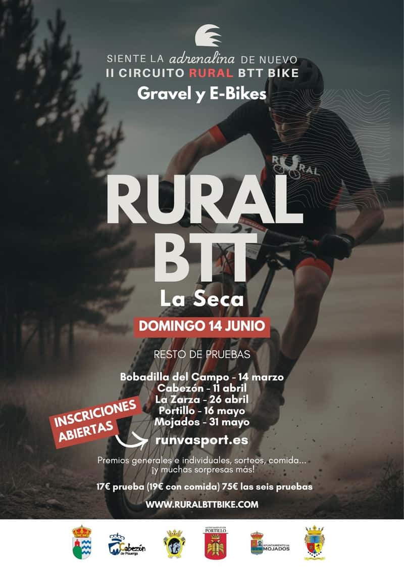 II MARCHA BTT LA SECA VINEYARDS- II CIRCUITO RURAL BIKE en La Seca (45km, 67km, 45km, 67km, 45km, 67km)