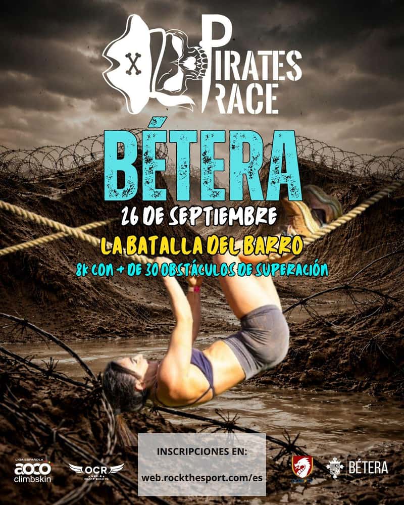 Pirate Race Bétera en Bétera (8km, 8km, 8km, 8km, 8km, 0.1km)