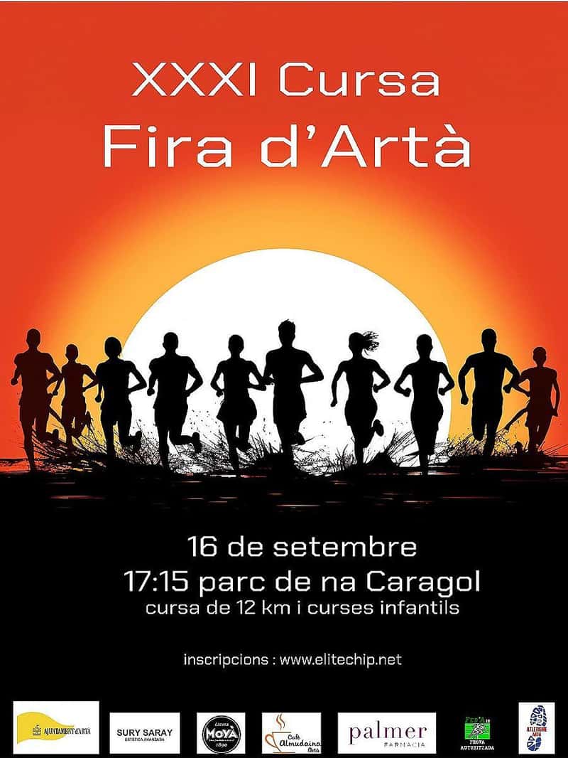 XXXI Cursa Fira d'Artà 2023 en Artà (0.25km, 0.45km, 0.9km, 1.35km, 1.8km, 12.3km)