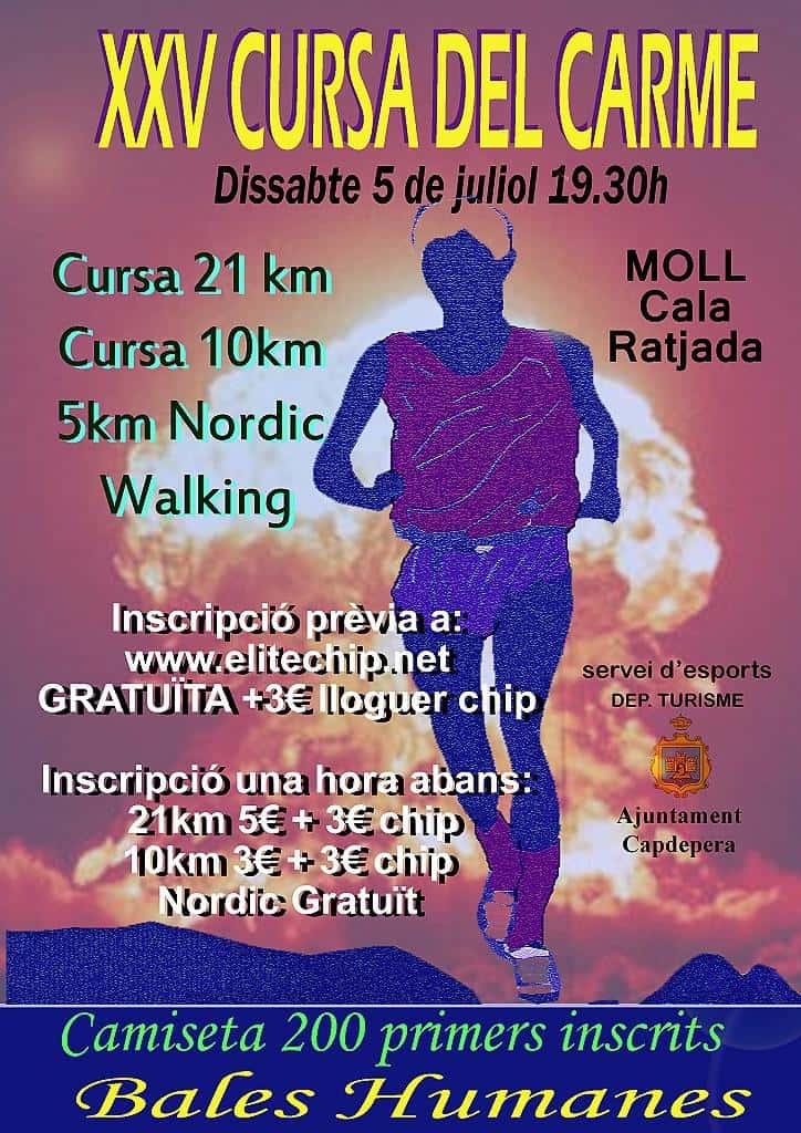 XXV Mitja Marató del Carme 2014 en Capdepera (21.097km, 10km, 5km)