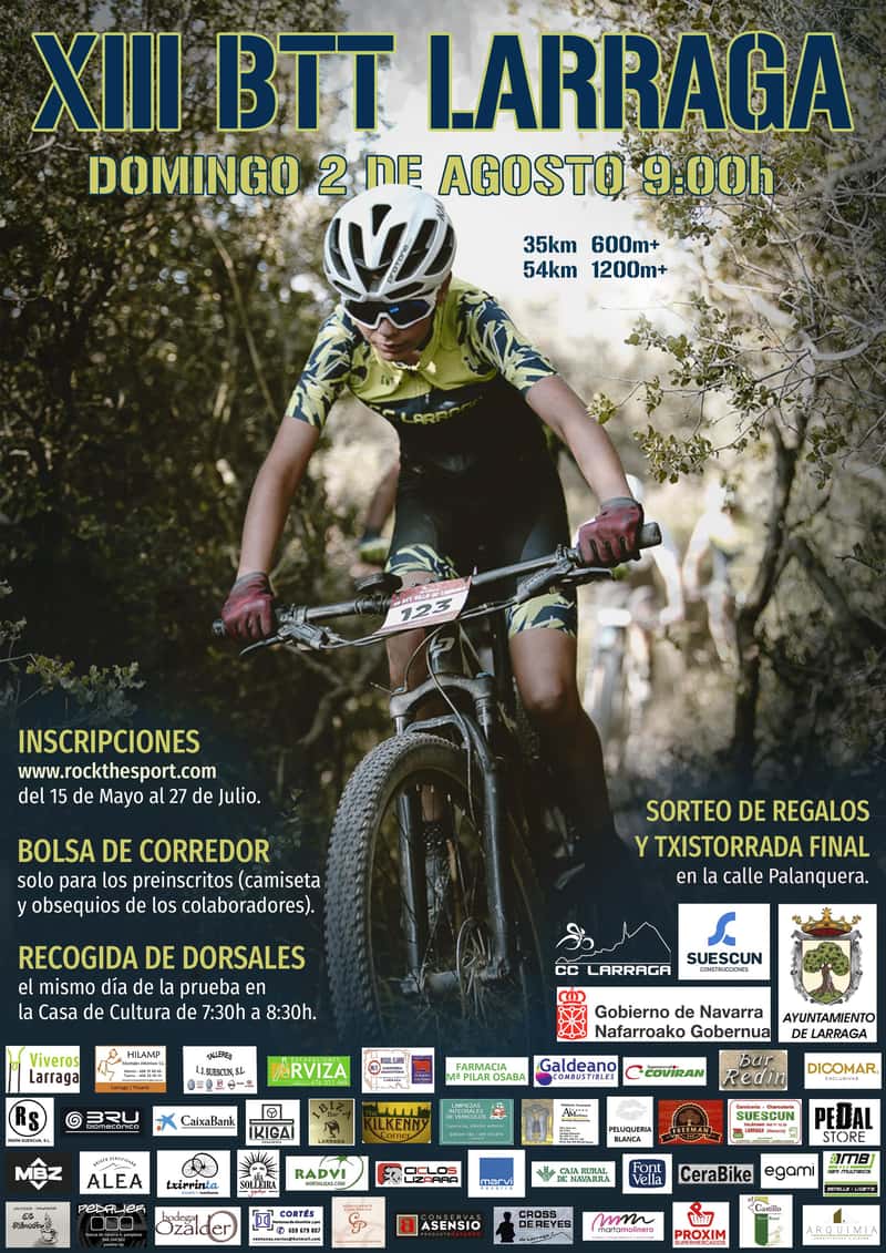 XIII BTT LARRAGA en Larraga (35km, 54km)