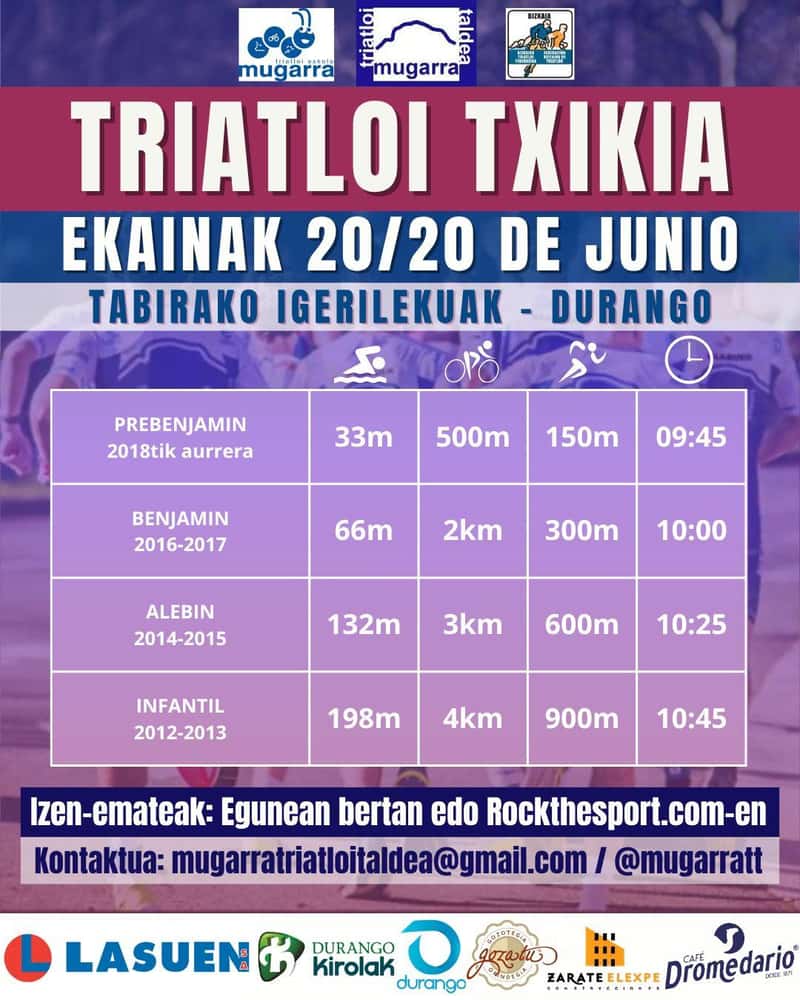 Triatloi Txikia Durango en Durango (683meter, 2366meter, 3732meter, 5098meter)