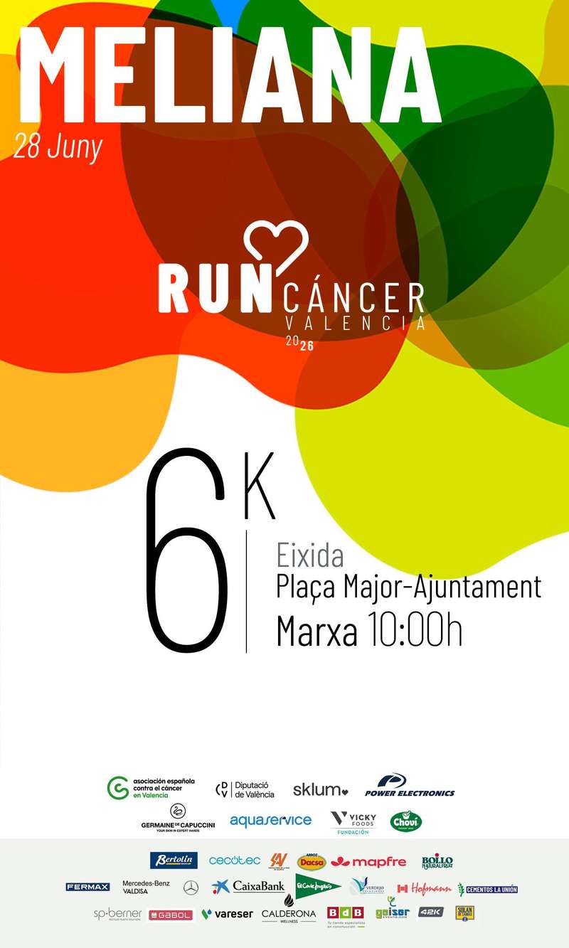 Meliana RunCáncer Valencia 2026 en Meliana (6km)