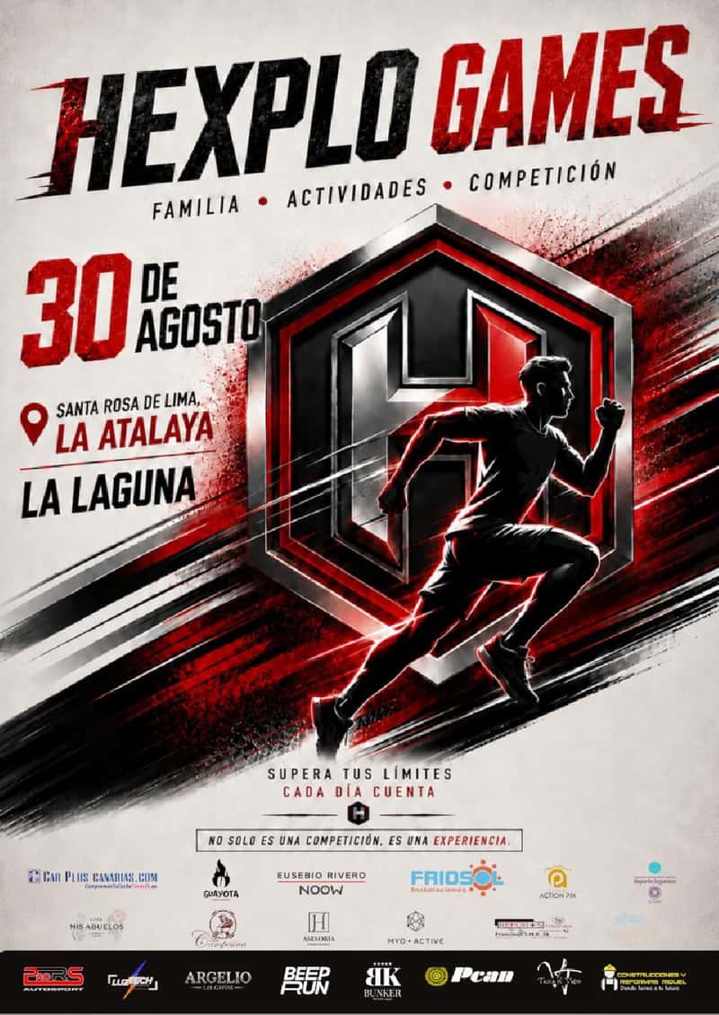 HEXPLO GAMES 2026 en La Laguna (5km, 5km, 5km, 5km, 5km, 5km, 5km, 5km, 5km)