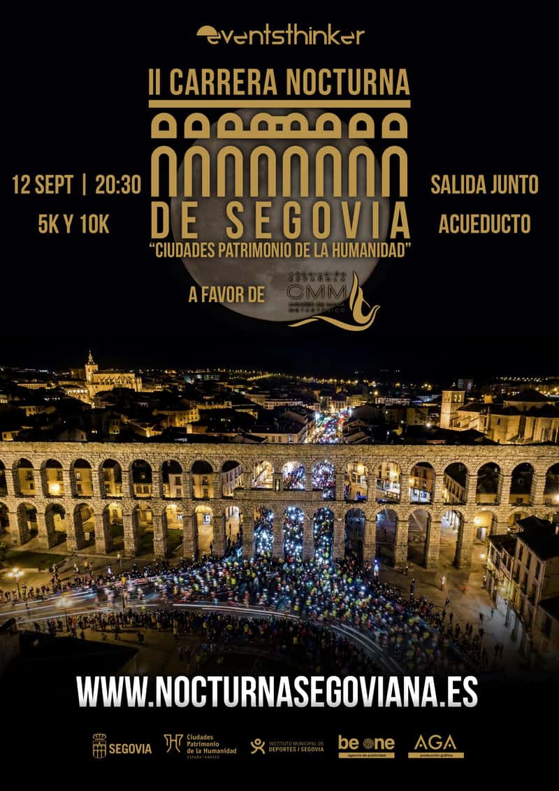 II Carrera Nocturna de Segovia "Ciudades Patrimonio de la Humanidad" en Segovia (10km, 5km)