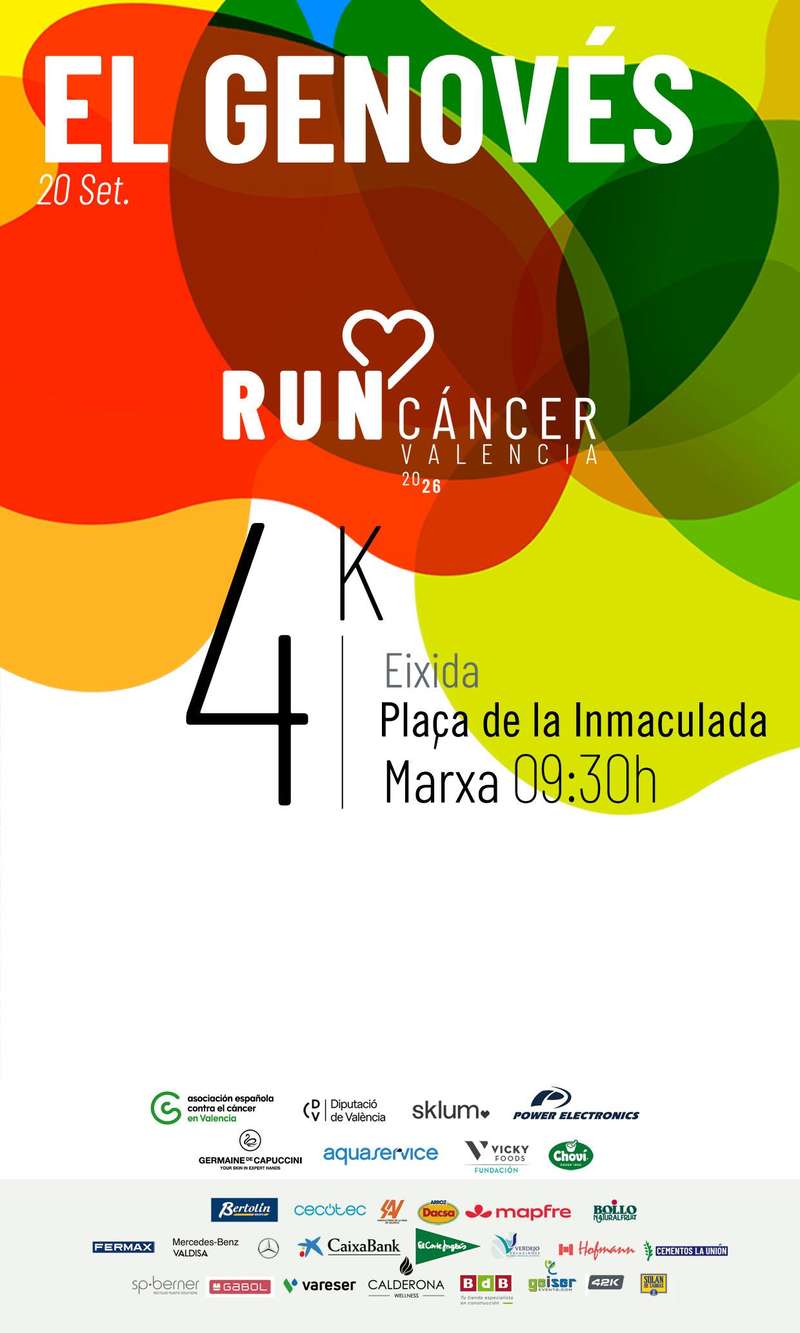 El Genovés Contra el Cáncer 2026 en Genovés (4km)