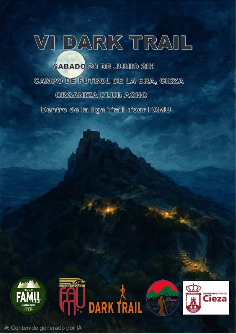 VI Dark Trail Cieza 2026 en Cieza (21.5km, 15km, 7.8km)
