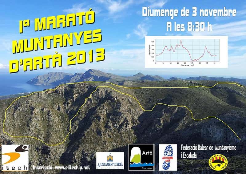 I Marató Muntanyes d'Artà 2013 en Artà (42km)