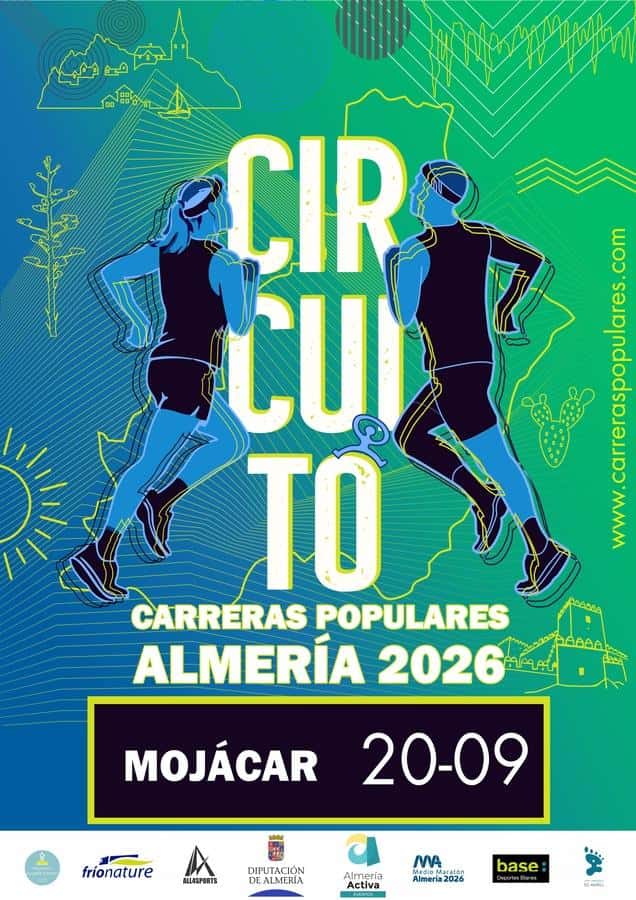 MOJÁCAR - CIRCUITO DE CARRERAS POPULARES DIPUTACIÓN DE ALMERÍA 2026 en P.º del Mediterráneo, 04638, Almería, España (8km, 1km)
