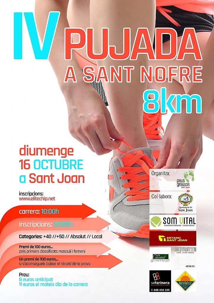 IV Cursa de Muntanya Puig de Sant Nofre 2016 en Sant Joan (8km)