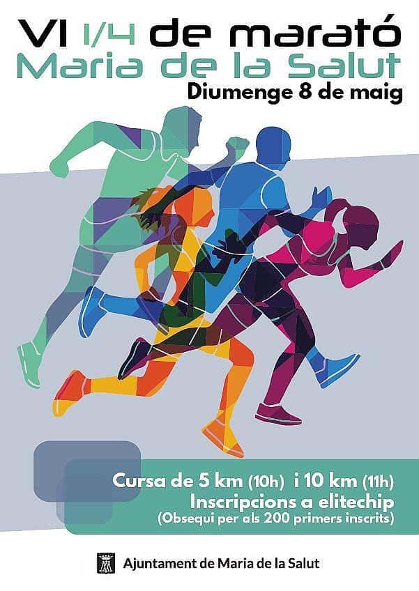 VI Quart de Marató Maria de la Salut 2022 en Maria de la Salut (5km, 10km)