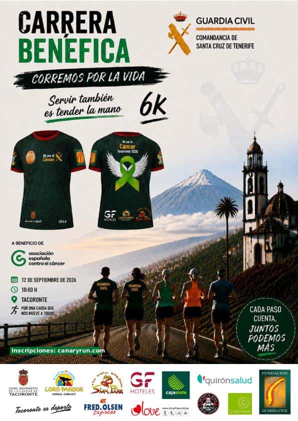 Carrera Benéfica por el Cáncer - Guardia Civil en Tacoronte (6km)
