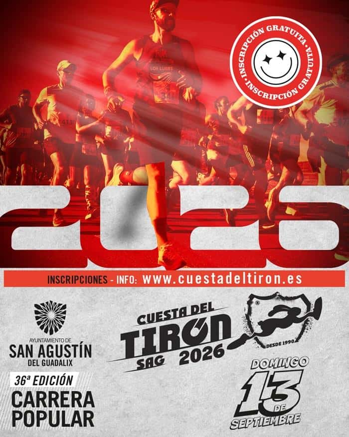 36ª CUESTA DEL TIRÓN SAN AGUSTÍN DEL GUADALIX en San Agustín del Guadalix (10km, 5km, 100m, 200m, 400m, 800m, 1200m, 1500m)