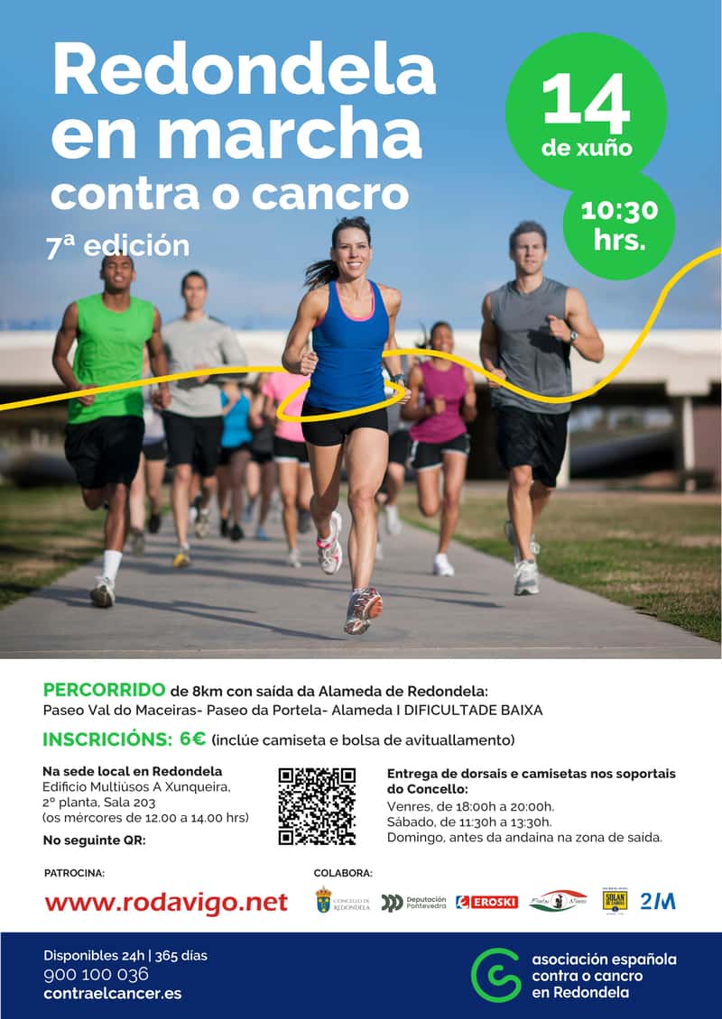 Redondela en marcha contra o cancro en Redondela (8km)