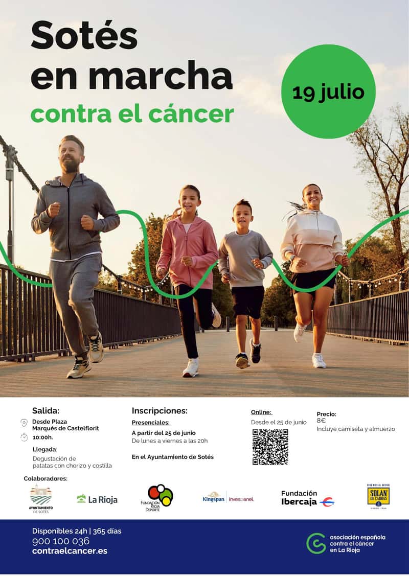 Sotés en marcha contra el cáncer en Sotés (5km)