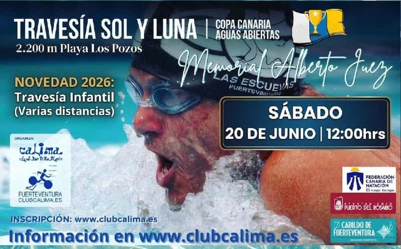 TRAVESÍA SOL Y LUNA 2026 *Memorial Alberto Juez en Puerto del Rosario (2.2km, 0.8km, 0.4km, 0.15km)