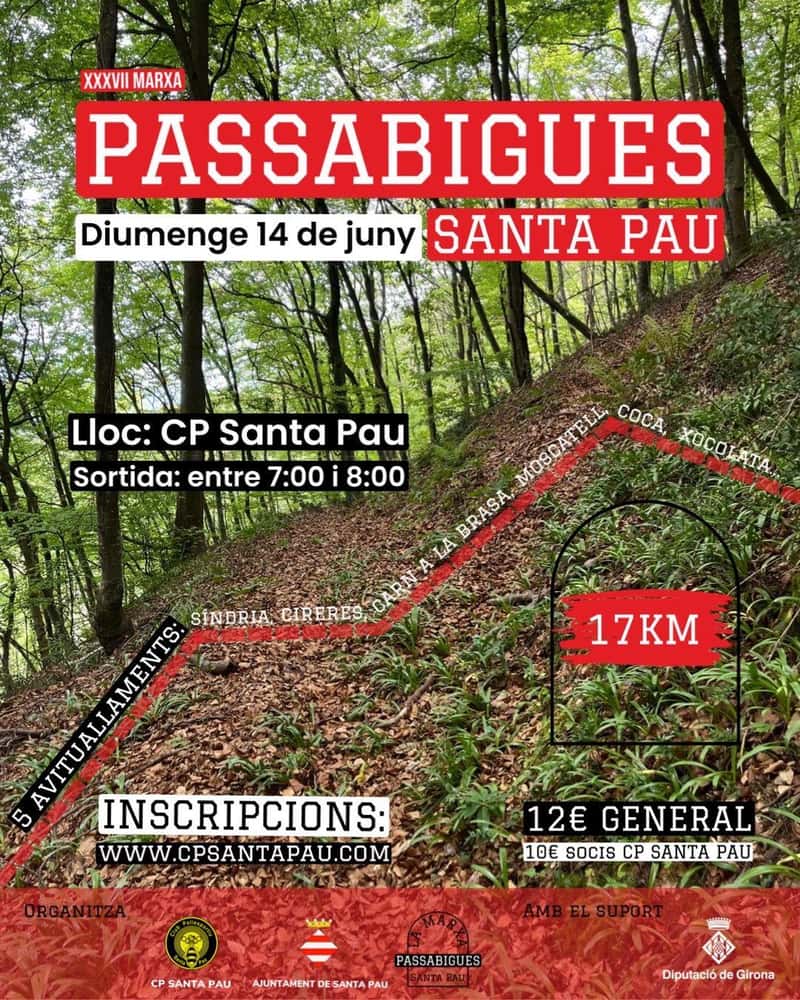 XXXVII Marxa Passabigues en Santa Pau (17km)