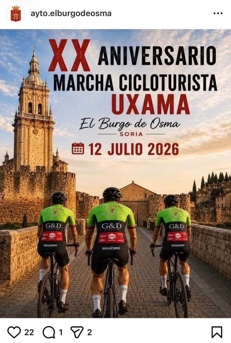 XX Marcha Cicloturista Uxama en El Burgo de Osma (110.5km)
