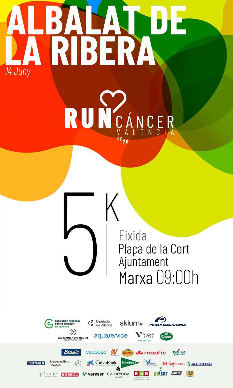 RunCáncer Valencia 2026 - Albalat de la Ribera en Albalat de la Ribera (5km, 5km)