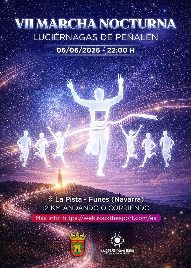 VII MARCHA NOCTURNA LUCIERNAGAS PEÑALEN en Funes (12km, 12km)