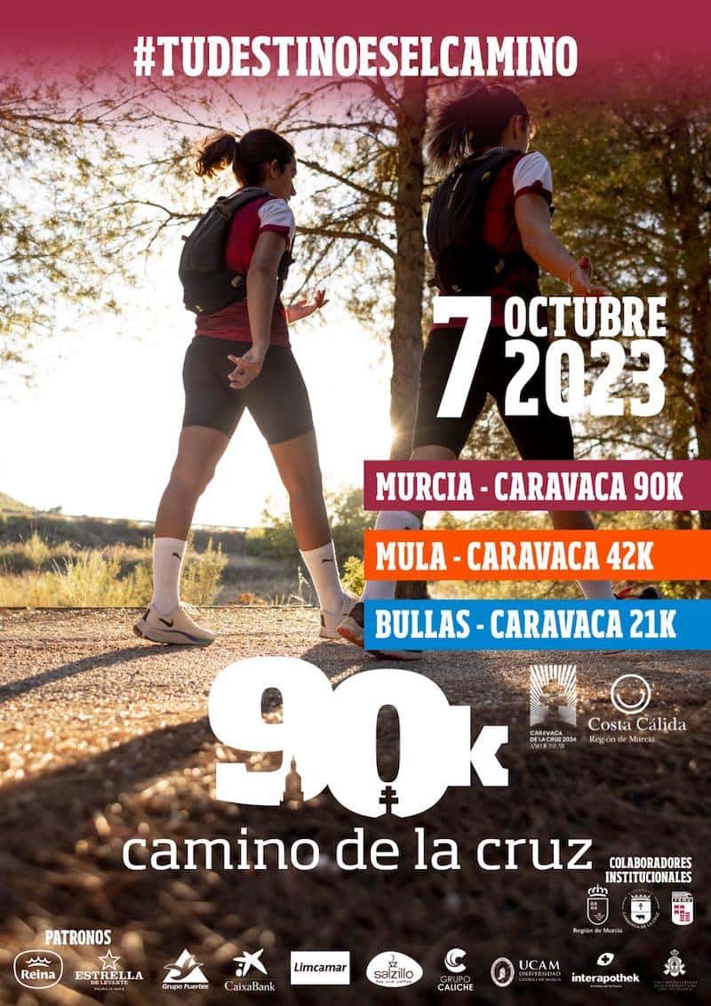 90K Camino de la Cruz Murcia Caravaca 2023 en Murcia (90km, 42.192km, 21.097km)
