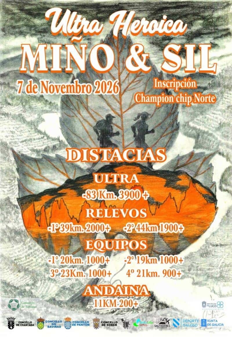 II ULTRA HEROICA MIÑO & SIL en Chantada (83km, 39km, 44km, 20km, 19km, 23km, 21km, 11km)