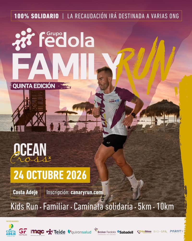 Fedola Family Run Ocean Cross en Costa Adeje (5km, 10km, 2km)