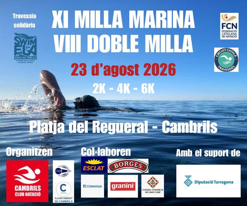 XI Milla Marina Cambrils - Platja del Regueral en Cambrils (2km, 4km, 6km, 0.7km)