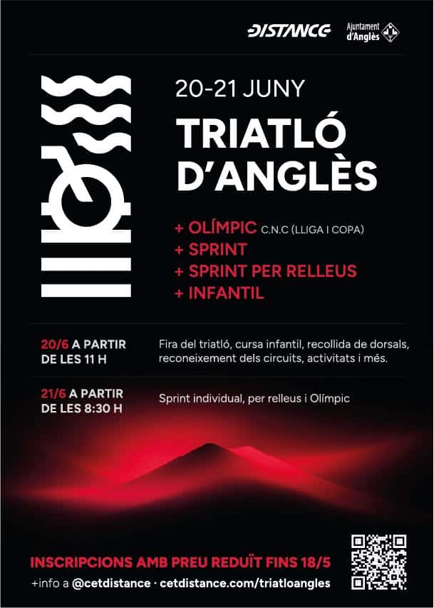 Triatló d'Anglès en Anglés (51.5km, 25.75km, 25.75km)