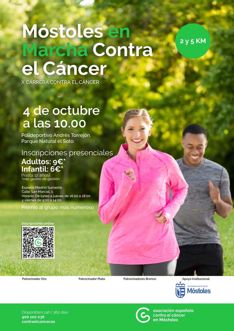 X Carrera Móstoles en Marcha Contra el Cáncer en Móstoles (2km, 5km)