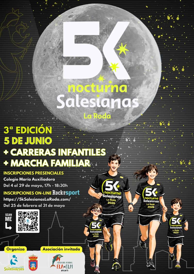 5K Nocturna Salesianas La Roda en La Roda (5km, 2km, 1km)