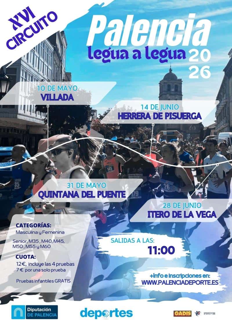 Palencia legua a legua 2026 - Itero de la Vega en Itero de la Vega (1miles, 0.5miles)