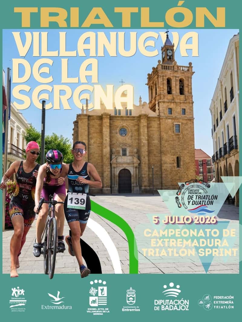 IV Triatlón Villanueva de la Serena en Villanueva de la Serena (25.75km, 25.75km, 12.875km, 12.875km)