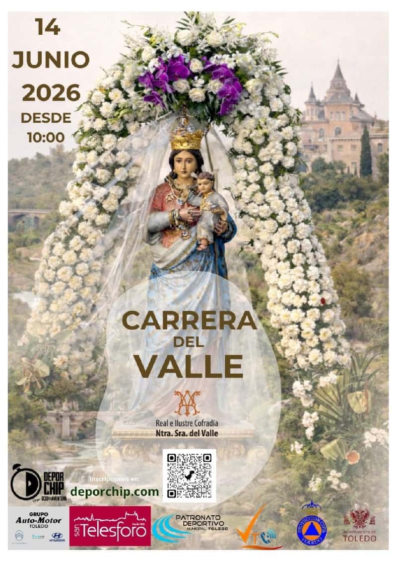CARRERA DEL VALLE 2026 en Toledo, España (7.5km)